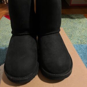 Ugg toddler Black Boots 9c!!